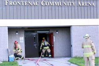 The first firefighters to respond had hoses out almost immediately and were in the building quickly.
